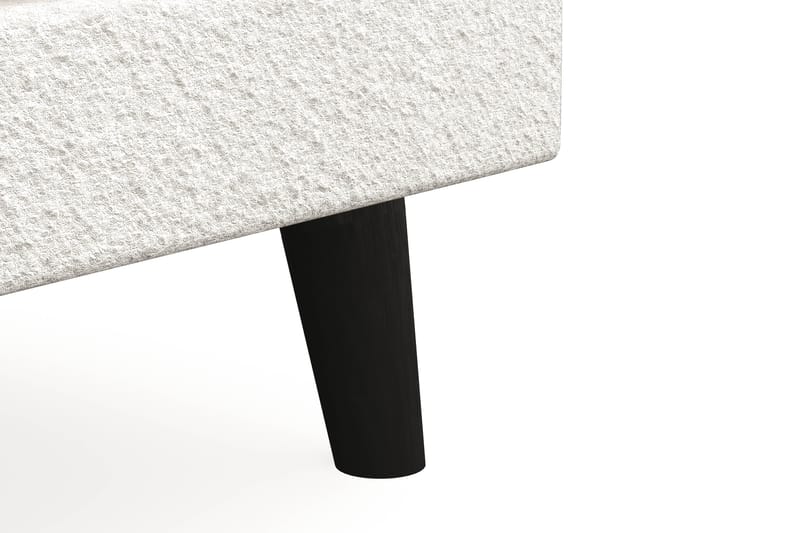 Trend Lyx Fotpall - Vit|Bouclé - Möbler - Fåtölj & stolar - Pall & puff - Fotpallar