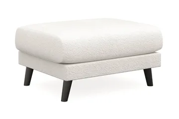 Trend Lyx Fotpall - Vit|Bouclé - Möbler - Fåtölj & stolar - Pall & puff - Fotpallar