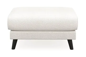 Trend Lyx Fotpall - Vit|Bouclé - Möbler - Fåtölj & stolar - Pall & puff - Fotpallar