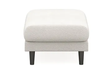 Trend Lyx Fotpall - Vit|Bouclé - Möbler - Fåtölj & stolar - Pall & puff - Fotpallar