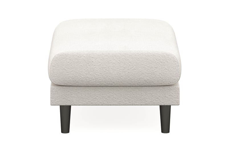 Trend Lyx Fotpall - Vit|Bouclé - Möbler - Fåtölj & stolar - Pall & puff - Fotpallar