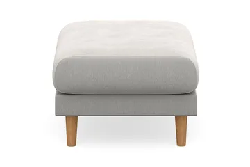 Trend Lyx Fotpall - Vit/Ek - Möbler - Fåtölj & stolar - Pall & puff - Fotpallar