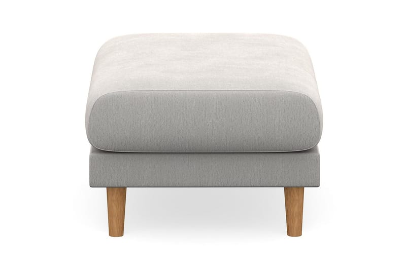 Trend Lyx Fotpall - Vit/Ek - Möbler - Fåtölj & stolar - Pall & puff - Fotpallar