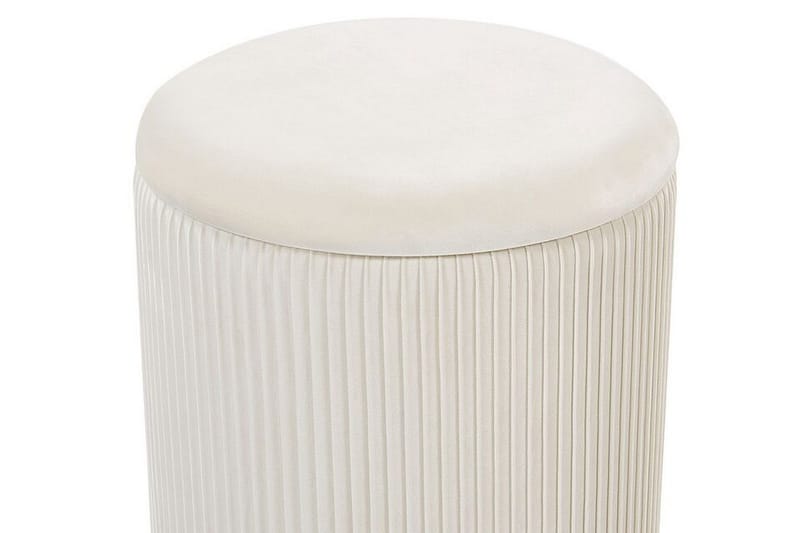 Trumelet Fotpall med Förvaring 2-pack - Vit - Möbler - Fåtölj & stolar - Pall & puff - Fotpallar