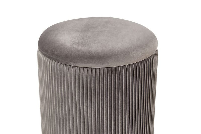 Trumelet Fotpall med Förvaring 2-pack - Grå - Möbler - Fåtölj & stolar - Pall & puff - Fotpallar