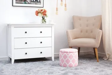 Tunica Fotpall 35|30 cm - Rosa - Möbler - Fåtölj & stolar - Pall & puff - Fotpallar