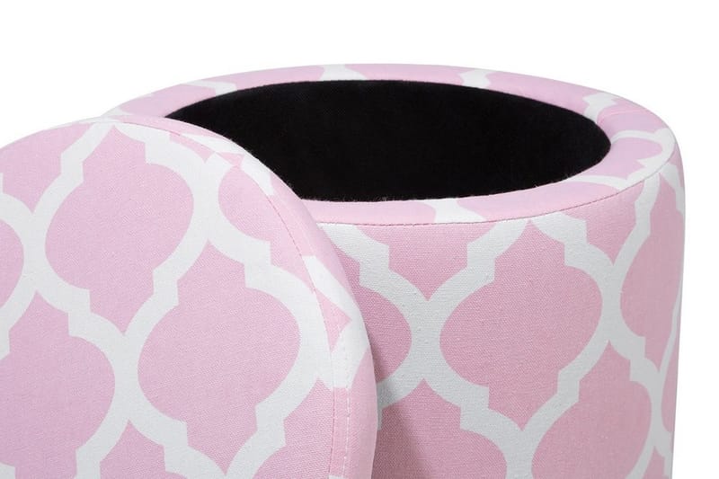 Tunica Fotpall 35|30 cm - Rosa - Möbler - Fåtölj & stolar - Pall & puff - Fotpallar