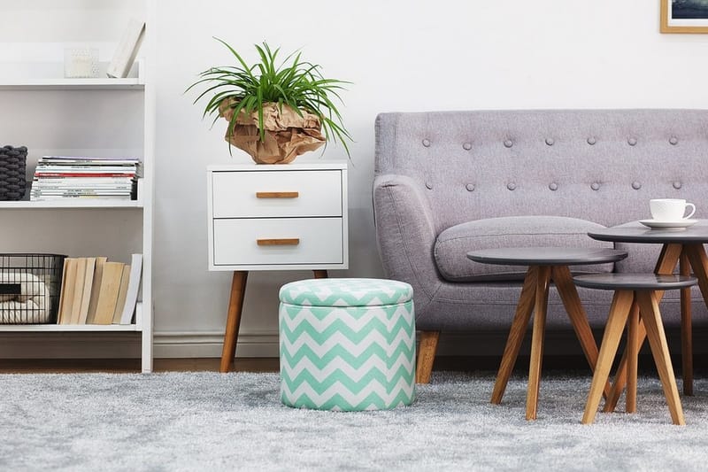 Tunica Fotpall 35|35 cm - Grön - Möbler - Fåtölj & stolar - Pall & puff - Fotpallar