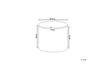 Tunica Fotpall 35|35 cm - Grön - Möbler - Fåtölj & stolar - Pall & puff - Fotpallar