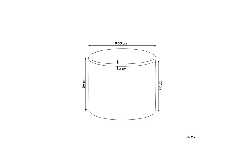 Tunica Fotpall 35|35 cm - Grön - Möbler - Fåtölj & stolar - Pall & puff - Fotpallar