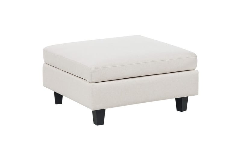 Fotpall Unstad Ljusbeige/svart, Ljusbeige/svart