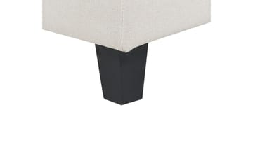 Fotpall Unstad Ljusbeige/svart - Ljusbeige/svart - Möbler - Fåtölj & stolar - Pall & puff - Fotpallar