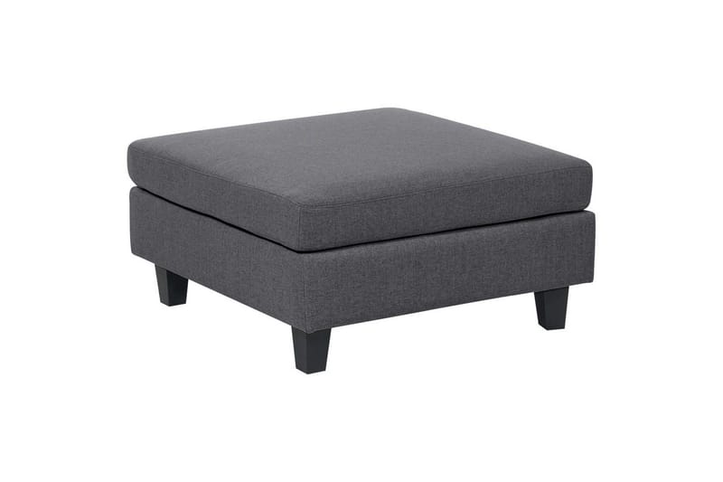 Fotpall Unstad Mörkgrå/svart, Mörkgrå/svart