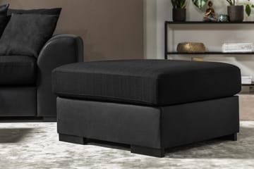 Vanlig fotpall Scandinavian Choice Cuba Fotpall Vintage 2, Porto 5, Black - Möbler - Fåtölj & stolar - Pall & puff - Fotpallar