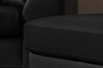 Vanlig fotpall Scandinavian Choice Cuba Fotpall Vintage 2, Porto 5, Black - Möbler - Fåtölj & stolar - Pall & puff - Fotpallar