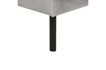 Fotpall Vinterbro Grå/svart, Sammet - Grå/svart, Sammet - Möbler - Fåtölj & stolar - Pall & puff - Fotpallar