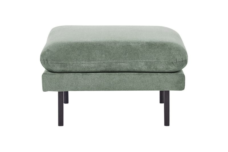 Fotpall Vinterbro Grön/Svart, Polyester - Grön/Svart, Polyester - Möbler - Fåtölj & stolar - Pall & puff - Fotpallar
