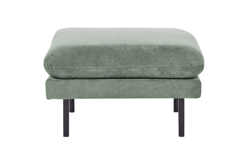 Fotpall Vinterbro Grön/Svart, Polyester - Grön/Svart, Polyester - Möbler - Fåtölj & stolar - Pall & puff - Fotpallar