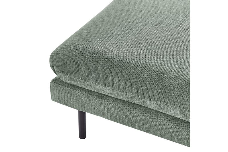 Fotpall Vinterbro Grön/Svart, Polyester - Grön/Svart, Polyester - Möbler - Fåtölj & stolar - Pall & puff - Fotpallar
