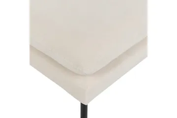 Fotpall Vinterbro Ljusbeige/svart, Polyester - Ljusbeige/svart, Polyester - Möbler - Fåtölj & stolar - Pall & puff - Fotpallar