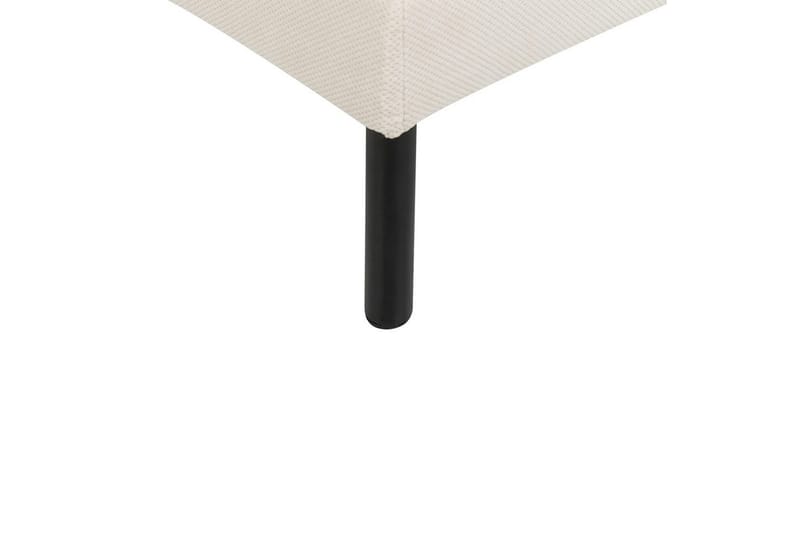 Fotpall Vinterbro Ljusbeige/svart, Polyester - Ljusbeige/svart, Polyester - Möbler - Fåtölj & stolar - Pall & puff - Fotpallar