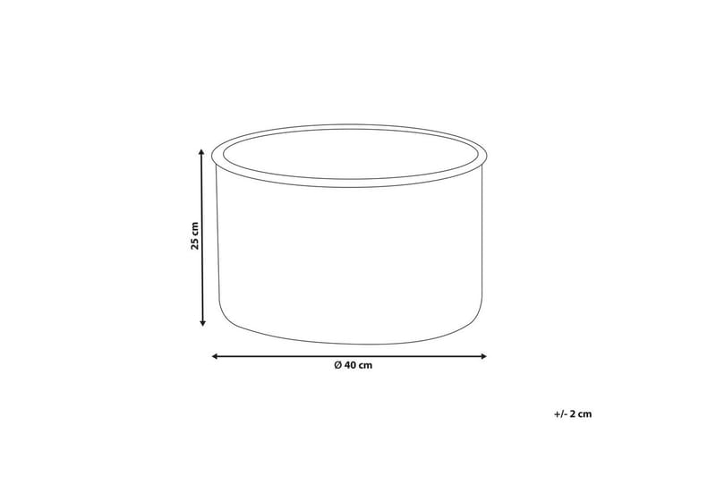 Fotpall Zikria Beige - Beige - Möbler - Fåtölj & stolar - Pall & puff - Sittpuff
