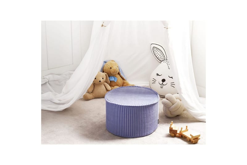 Fotpall Zikria Violett - Violett - Möbler - Fåtölj & stolar - Pall & puff - Sittpuff