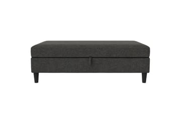 Fotpall/pall Hartford Antracit, Linnetyg Utseende (100% Polyester - Antracit, Linnetyg Utseende (100% Polyester - Möbler - Fåtölj & stolar - Pall & puff - Fotpallar