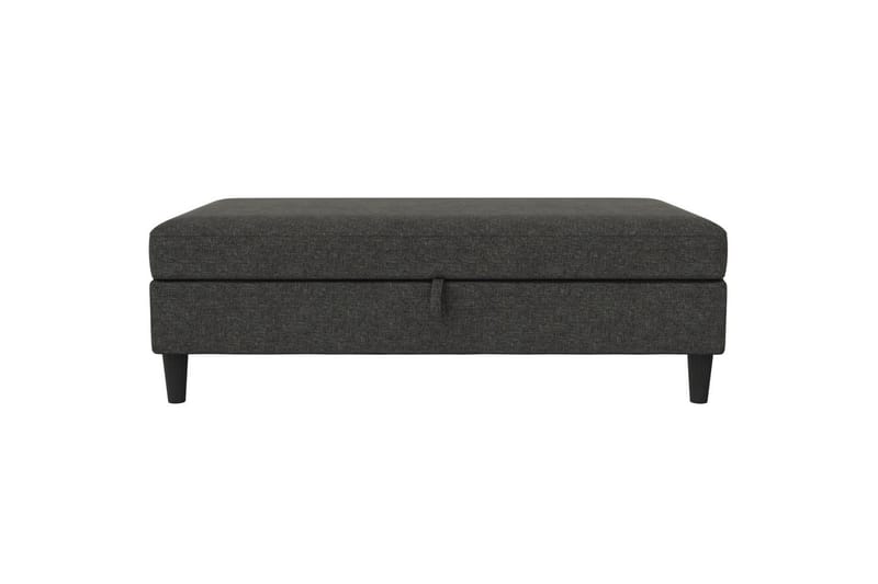 Fotpall/pall Hartford Antracit, Linnetyg Utseende (100% Polyester - Antracit, Linnetyg Utseende (100% Polyester - Möbler - Fåtölj & stolar - Pall & puff - Fotpallar