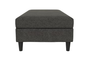 Fotpall/pall Hartford Antracit, Linnetyg Utseende (100% Polyester - Antracit, Linnetyg Utseende (100% Polyester - Möbler - Fåtölj & stolar - Pall & puff - Fotpallar