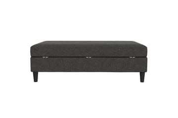 Fotpall/pall Hartford Antracit, Linnetyg Utseende (100% Polyester - Antracit, Linnetyg Utseende (100% Polyester - Möbler - Fåtölj & stolar - Pall & puff - Fotpallar