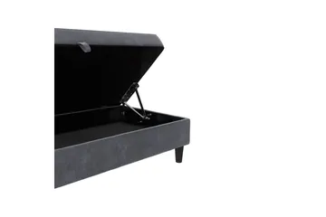 Fotpall/pall Hartford Antracit, Sammet - Antracit, Sammet - Möbler - Fåtölj & stolar - Pall & puff - Fotpallar