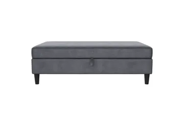 Fotpall/pall Hartford Antracit, Sammet - Antracit, Sammet - Möbler - Fåtölj & stolar - Pall & puff - Fotpallar