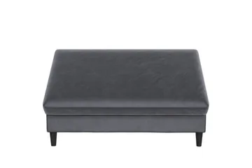 Fotpall/pall Hartford Antracit, Sammet - Antracit, Sammet - Möbler - Fåtölj & stolar - Pall & puff - Fotpallar