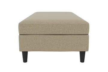 Fotpall/pall Hartford Brun, Linnetyg Utseende (100% Polyester - Brun, Linnetyg Utseende (100% Polyester - Möbler - Fåtölj & stolar - Pall & puff - Fotpallar