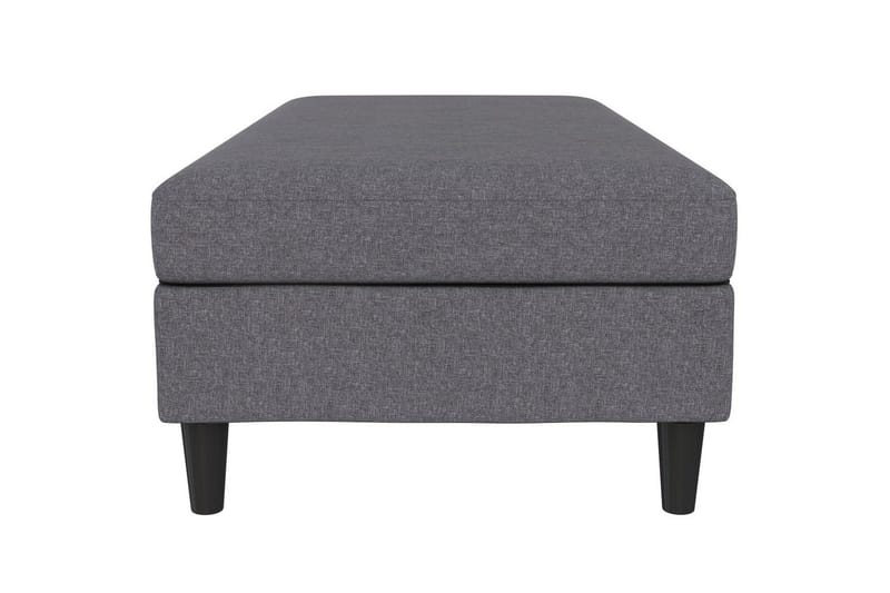 Fotpall/pall Hartford Grå, Linnetyg Utseende (100% Polyester - Grå, Linnetyg Utseende (100% Polyester - Möbler - Fåtölj & stolar - Pall & puff - Fotpallar