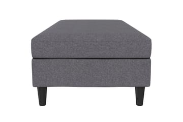 Fotpall/pall Hartford Grå, Linnetyg Utseende (100% Polyester - Grå, Linnetyg Utseende (100% Polyester - Möbler - Fåtölj & stolar - Pall & puff - Fotpallar