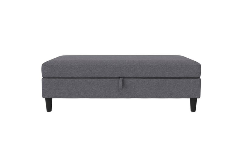 Fotpall/pall Hartford Grå, Linnetyg Utseende (100% Polyester - Grå, Linnetyg Utseende (100% Polyester - Möbler - Fåtölj & stolar - Pall & puff - Fotpallar
