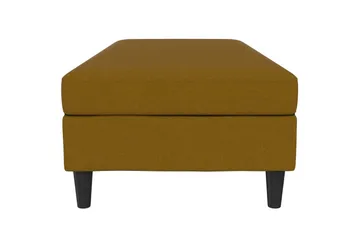 Fotpall/pall Hartford Gul, Linnetyg Utseende (100% Polyester - Gul, Linnetyg Utseende (100% Polyester - Möbler - Fåtölj & stolar - Pall & puff - Fotpallar