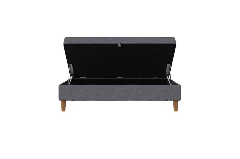 Fotpall/pall Lilly Ljusgrå, Linne - Ljusgrå, Linne - Möbler - Fåtölj & stolar - Pall & puff - Fotpallar