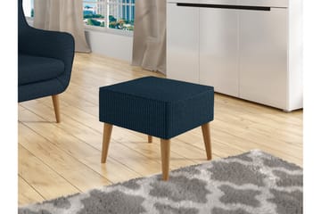 Gabi Fotpall 45 cm - Blå - Möbler - Fåtölj & stolar - Pall & puff - Fotpallar