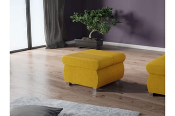 Gamal Fotpall 60 cm - Gul - Möbler - Fåtölj & stolar - Pall & puff - Fotpallar