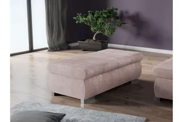 Gamal Fotpall 60 cm - Rosa - Möbler - Fåtölj & stolar - Pall & puff - Fotpallar