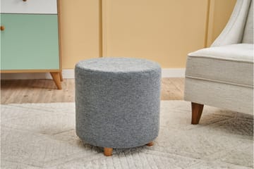 Gilberto Sittpuff 40 cm - Grå - Möbler - Fåtölj & stolar - Pall & puff - Sittpuff