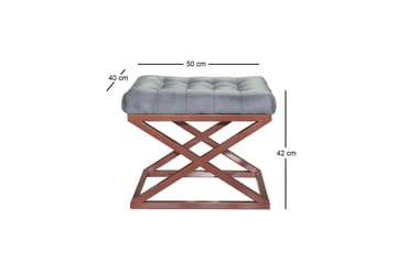 Gillie Sittpuff 40 cm - Koppar/Grå - Möbler - Fåtölj & stolar - Pall & puff - Sittpuff