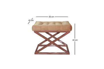 Gillie Sittpuff 40 cm - Koppar/Gul - Möbler - Fåtölj & stolar - Pall & puff - Sittpuff