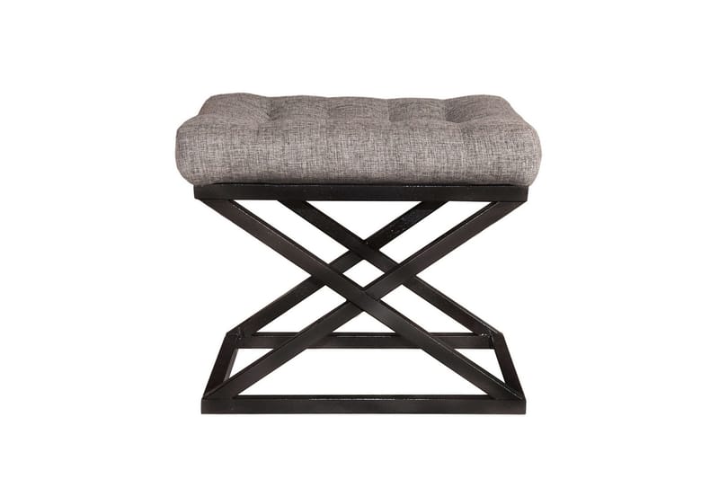 Gillie Sittpuff 40 cm, Svart/Grå