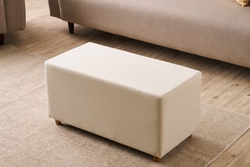 Glenda Sittpuff 40 cm - Cream - Möbler - Fåtölj & stolar - Pall & puff - Sittpuff