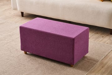 Glenda Sittpuff 40 cm - Lila - Möbler - Fåtölj & stolar - Pall & puff - Sittpuff