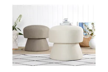 Gomer Sittpuff 45 cm - Cream - Möbler - Fåtölj & stolar - Pall & puff - Sittpuff